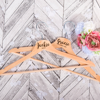 Personalised Wooden Wedding Hanger