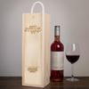 Personalised Wooden Wine Box - To A Wonderful Dad
