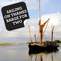 Sailing On A Thames Barge For Two