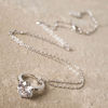 Symbology Infinity Love Engagement 18ct White Gold Necklace