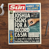The Sun Personalised Spoof Newspaper Article - Football