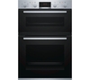 MBS533BS0B Built In Electric Double Oven with 3D Hot Air Stainless Steel