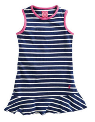 Joules Girls Jersey Dress -
Navy