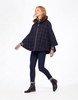 Navy Check Contessa Tweed Cape Size XL Joules UK