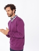 Purple Marl Retford V Neck Jumper Size XXL Joules UK