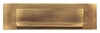 Aged Brass Gravity Letterbox 280x80mm