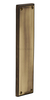 Aged Brass Heavy Duty Push Plate 282x63mm