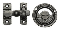 Black Antique Ironwork Bathroom Door Bolt 1150