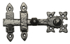 Black Antique Ironwork Door Or Gate Latch 177mm 866