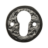 Black Antique Ironwork EURO PROFILE Keyhole Cover 1401