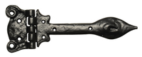 Black Antique Ironwork Tee Hinges 152x63mm 1128 In Pairs