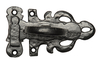 Black Antique Ironwork Window Handle Fastener Hook Plate 1028HP