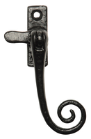 Black Antique Ironwork Window Handle Fastener Hook Plate 1181