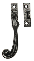 Black Antique Ironwork Window Handle Fastener Wedge 1121