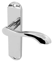 Bright Chrome Broadway Latch Handle Set