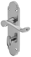 Bright Chrome Epsom Bathroom Handle Set