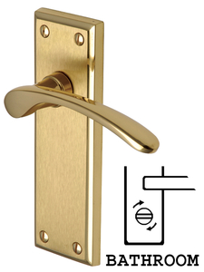 Heritage HIL8630 Hilton Mayfair Bathroom Lever Door Furniture