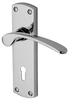 Heritage PR400 Project Luca Chrome Lever Lock Door Furniture