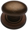 Heritage RBL179 Bronze Oval Cupboard Knob 38mm