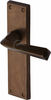 Heritage RBL2510 Rustic Bronze Bridgnorth Latch Handles