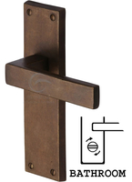 Heritage RBL3130 Rustic Bronze Cheswell Bathroom Handles
