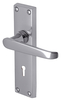 Heritage V3900 Victoria Chrome Lever Lock Door Furniture