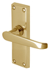 Heritage V3910 Victoria Brass Short Lever Latch Door Furniture