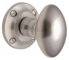 Heritage V960 Satin Nickel Oval Door Knobs In Pairs