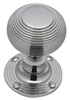 Heritage V971 Chrome Reeded Interior Door Knobs