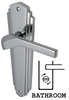 Heritage WAL6530 Waldorf Chrome Bathroom Lever Door Furniture