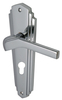 Heritage WAL6548 Waldorf Chrome EURO PROFILE Lock Door Furniture