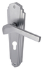 Heritage WAL6548 Waldorf Satin Chrome EURO PROFILE Lock Door Furniture