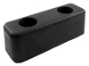 Large Black Rubber Door Stop or Buffer 150x50x50mm