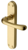 M.Marcus Satin Brass Luna Latch Door Handles