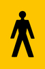 Nylon 100x150mm Male Door Sign