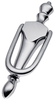 Polished Chrome Belgravia Front Door Knocker 191x50mm