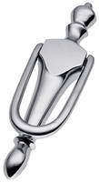 Polished Chrome Belgravia Front Door Knocker 191x50mm