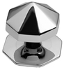 Polished Chrome Carousel Front Door Knob 67mm
