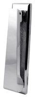 Polished Chrome Contemporary Front Door Knocker 159x38mm