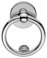 Polished Chrome Ring Front Door Knocker 134mm