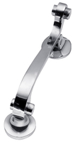 Polished Chrome Scroll Front Door Knocker 146x32mm