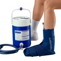 Aircast Ankle Cryo/Cuff with Cooler - ICE and COMPRESSION UNIT