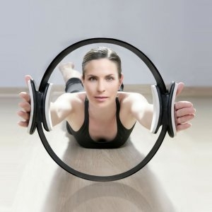 PhysioRoom.com PhysioRoom Elite Resistance Pilates Fintess Yoga Gymnastics Ring Double Foam Han