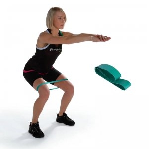 PhysioRoom.com PhysioRoom Resistance Band Exercise Thigh Loop Heavy Rehab Training Pack of 5