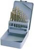19 piece Titanium coated Tap and Core Hole Drill Bit Set Westfalia