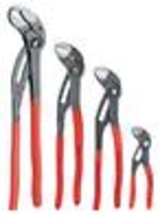 Cobra Pipe Wrenches in various sizes,  with push button Knipex