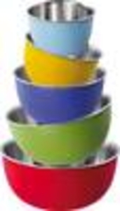 Colourful Bowls,  Set of 5