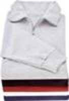 Cotton pullover with turnover collar invarious sizes