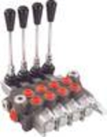 Four lever monoblock controller - for the tractor hydraulics
