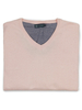 Classic V-Neck Jumper - Pink